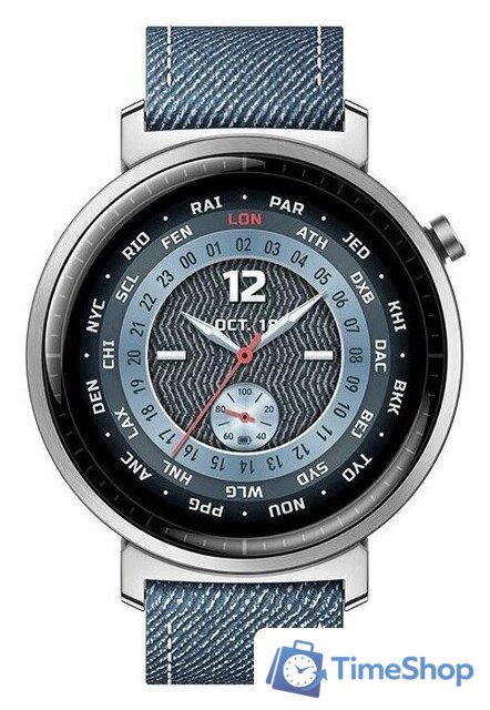 Умные часы HONOR Watch Fit IVY-B19С (синий джинс) - Изображение №2 — Интернет-магазин Time-Shop