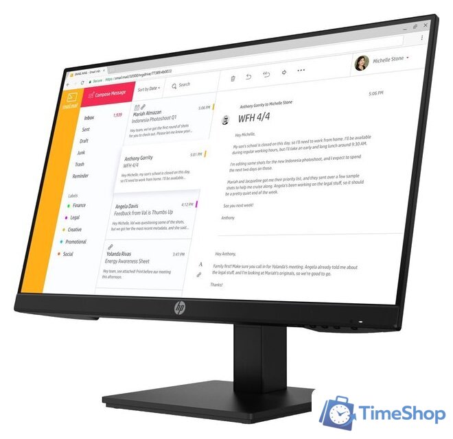 Монитор HP P24h - Изображение №3 — Интернет-магазин Time-Shop