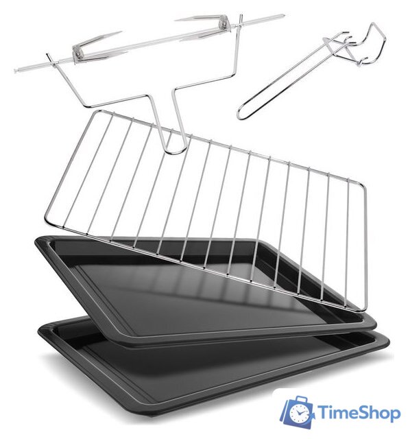 Мини-печь TurboTronic TT-FEO55 (черный) - Изображение №4 — Интернет-магазин Time-Shop