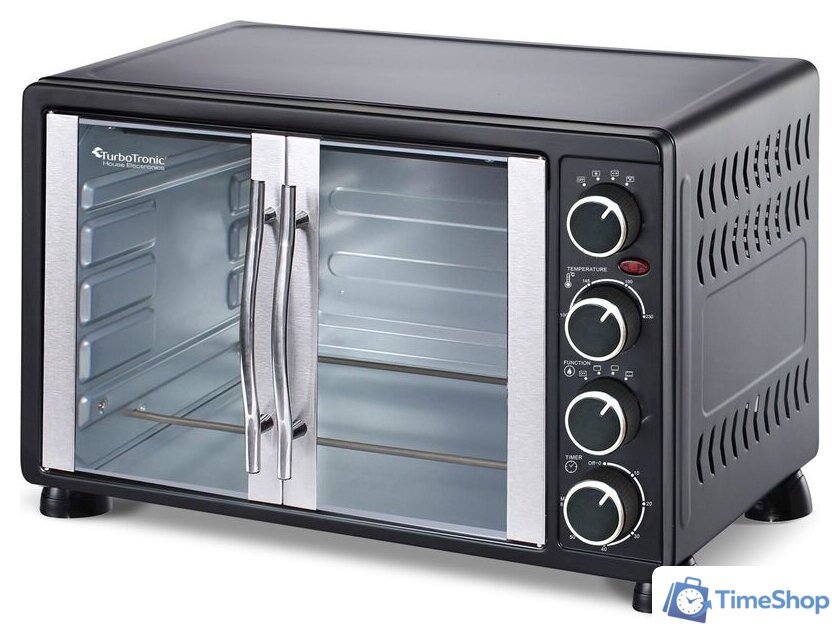 Мини-печь TurboTronic TT-FEO55 (черный) - Изображение №1 — Интернет-магазин Time-Shop