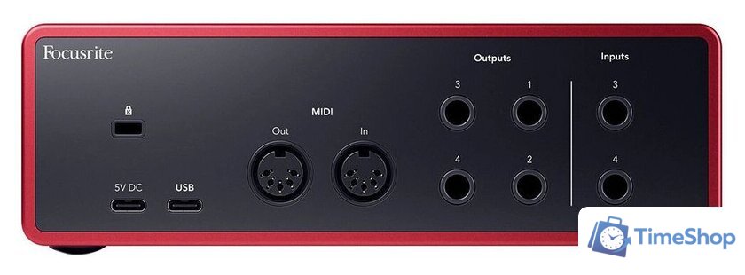 Аудиоинтерфейс Focusrite Scarlett 4i4 (4-е поколение) - Изображение №5 — Интернет-магазин Time-Shop