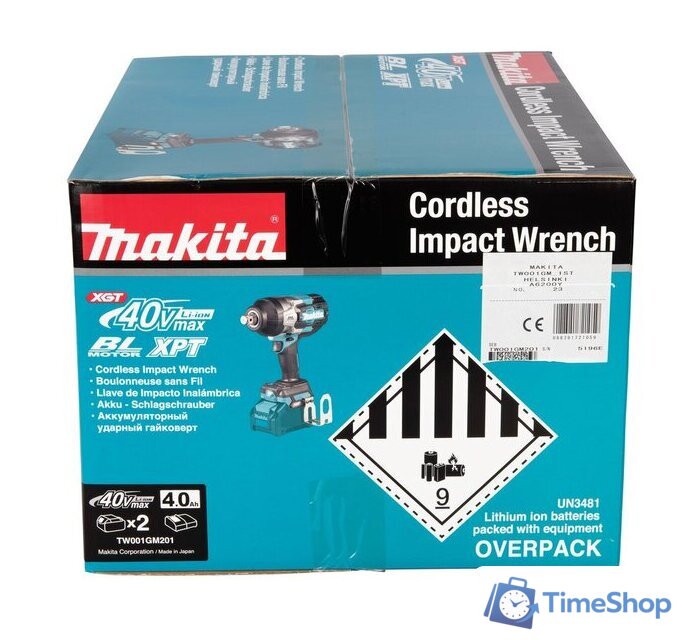 Гайковерт Makita TW001GM101 (с 1-им АКБ) - Изображение №13 — Интернет-магазин Time-Shop