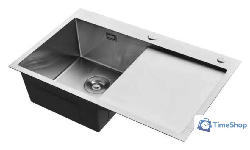 Кухонная мойка Roxen Vespa 560230-70L сатин (с коландером и дозатором) - Изображение №4 — Интернет-магазин Time-Shop