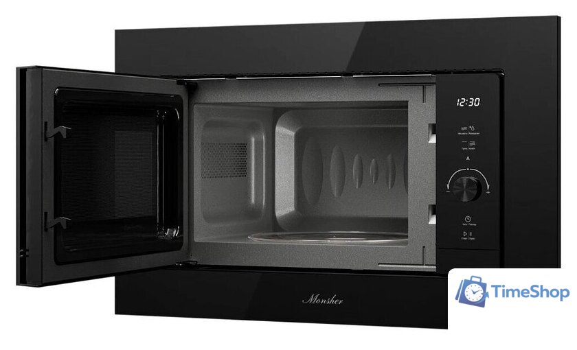 Микроволновая печь Monsher MMH 1120 Noir - Изображение №4 — Интернет-магазин Time-Shop