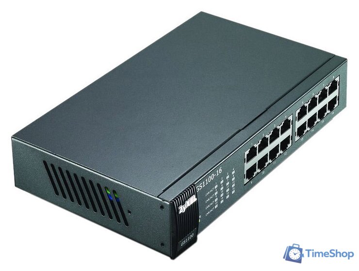 Неуправляемый коммутатор Zyxel GS1100-16 - Изображение №4 — Интернет-магазин Time-Shop