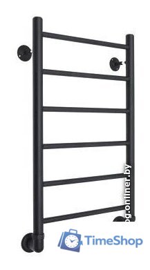 Полотенцесушитель TERMINUS Аврора П6 400x600 RAL 9005 (черный) - Изображение №1 — Интернет-магазин Time-Shop