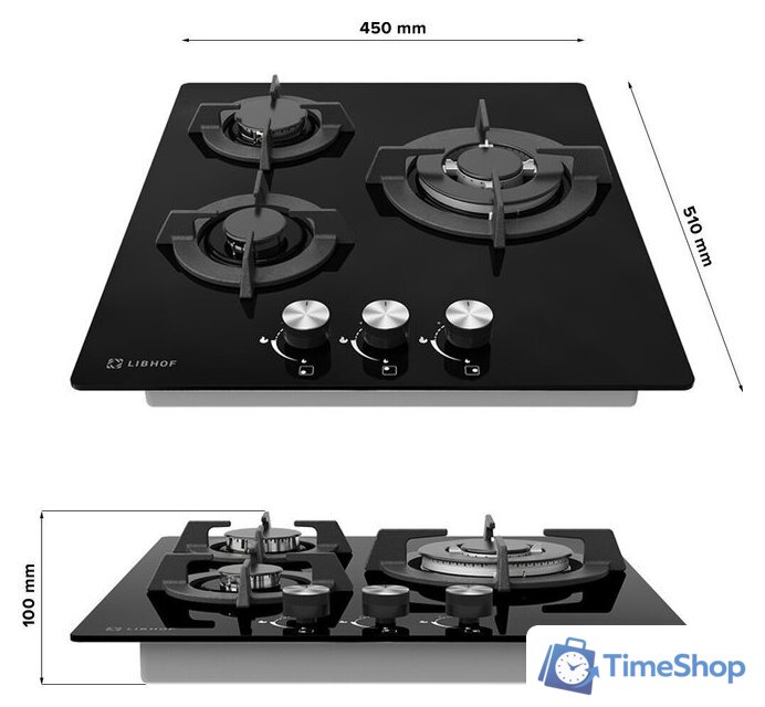 Варочная панель Libhof IS-453 (черный) - Изображение №6 — Интернет-магазин Time-Shop