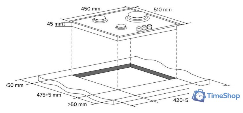 Варочная панель Libhof IS-453 (черный) - Изображение №7 — Интернет-магазин Time-Shop