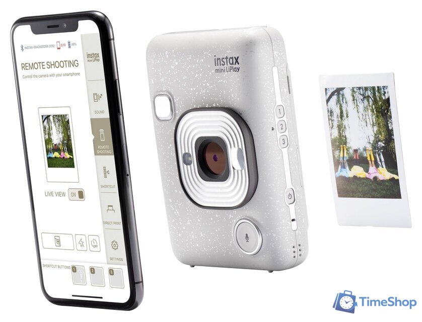 Фотоаппарат Fujifilm Instax mini LiPlay (белый) - Изображение №8 — Интернет-магазин Time-Shop