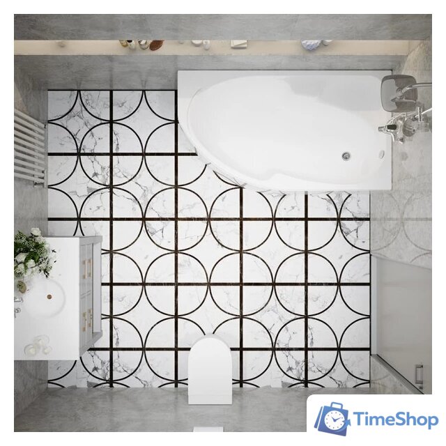 Ванна Triton София 170x95 R (с каркасом и сифоном) - Изображение №5 — Интернет-магазин Time-Shop