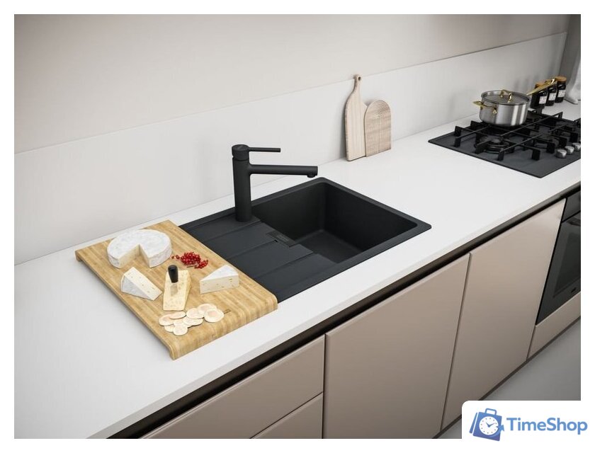 Кухонная мойка Franke Centro CNG 611-78 114.0757.390 (черный матовый) - Изображение №4 — Интернет-магазин Time-Shop