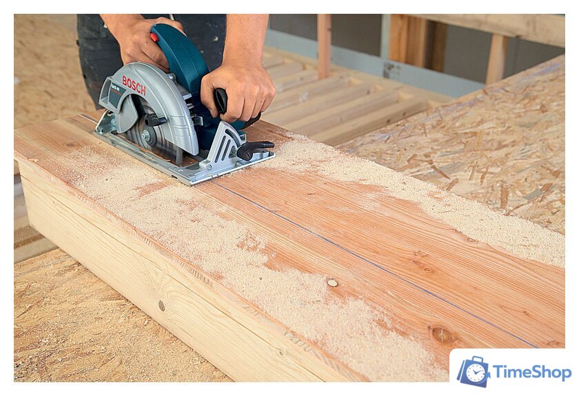 Дисковая (циркулярная) пила Bosch GKS 65 GCE Professional (0601668901) - Изображение №7 — Интернет-магазин Time-Shop