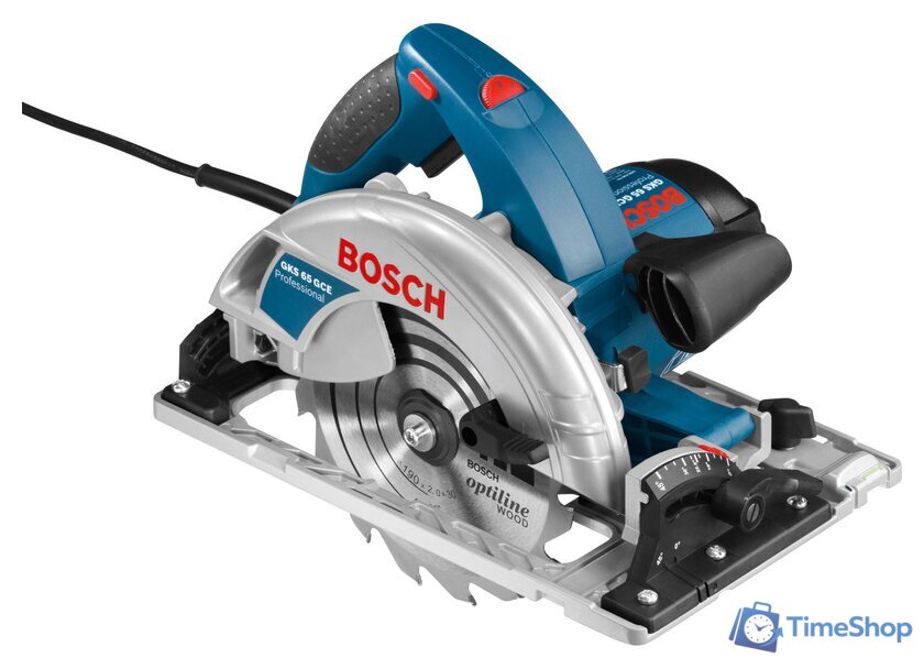 Дисковая (циркулярная) пила Bosch GKS 65 GCE Professional (0601668901) - Изображение №2 — Интернет-магазин Time-Shop