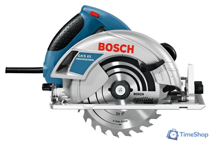 Дисковая (циркулярная) пила Bosch GKS 65 GCE Professional (0601668901) - Изображение №4 — Интернет-магазин Time-Shop