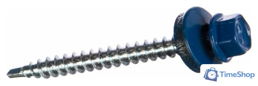  Starfix Кровельный по дереву 4.8х35 шайба с прокл. PT1 SM-20842-4500 (4500шт, оцинкованный, RAL 5002 ультрамариново-синий) - Изображение №1 — Интернет-магазин Time-Shop