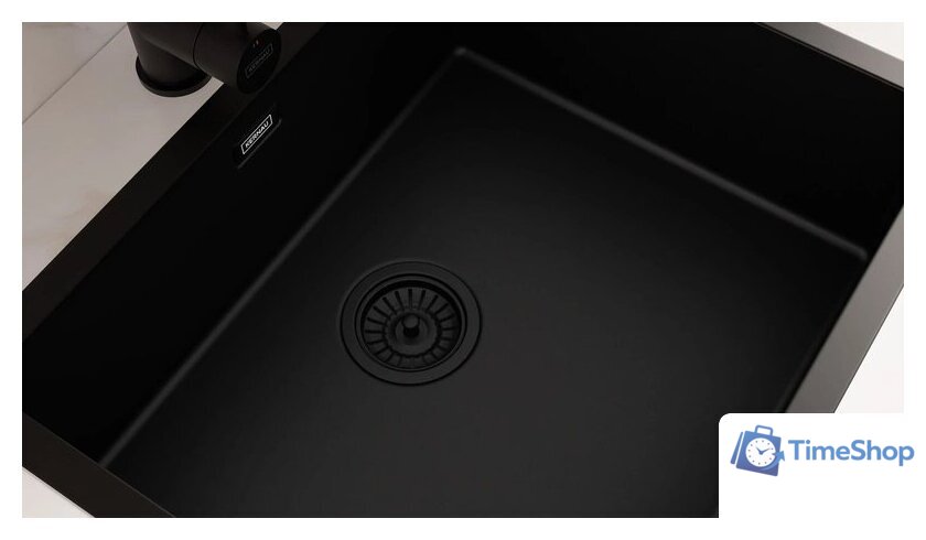 Кухонная мойка Kernau KSS U 61.1 1B SS Matt Black - Изображение №8 — Интернет-магазин Time-Shop