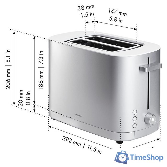 Тостер Zwilling Enfinigy 53008-000-0 - Изображение №4 — Интернет-магазин Time-Shop