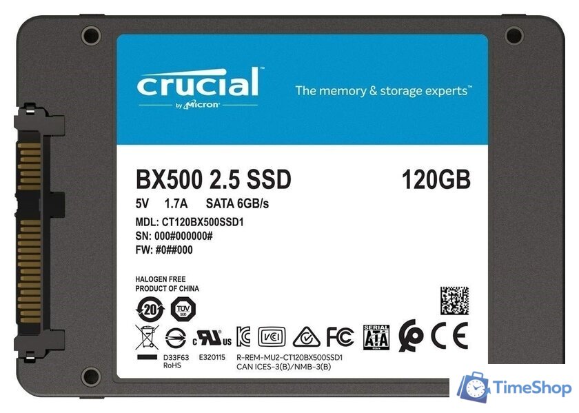 SSD Crucial BX500 240GB CT240BX500SSD1 - Изображение №4 — Интернет-магазин Time-Shop