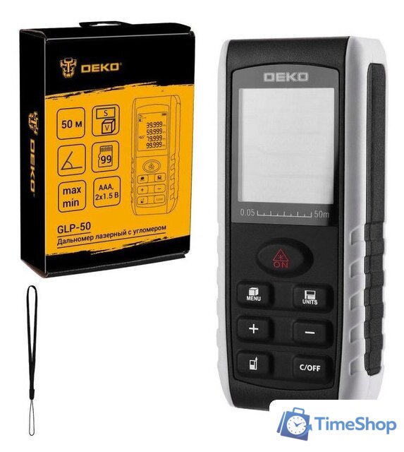 Лазерный дальномер Deko GLP-50 085-3600 - Изображение №1 — Интернет-магазин Time-Shop