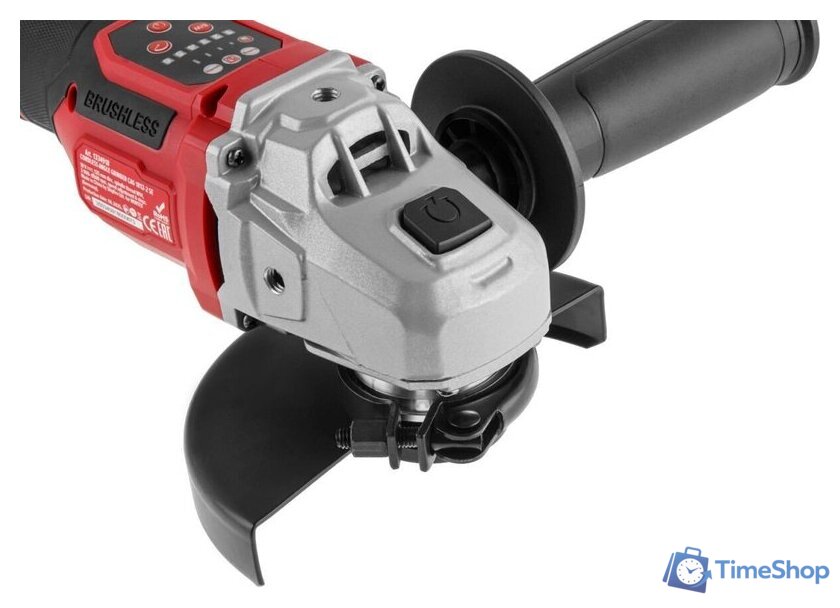 Угловая шлифмашина Wortex CAG 1812-2 SE SET 1334919 (с 1-им АКБ, кейс) - Изображение №6 — Интернет-магазин Time-Shop
