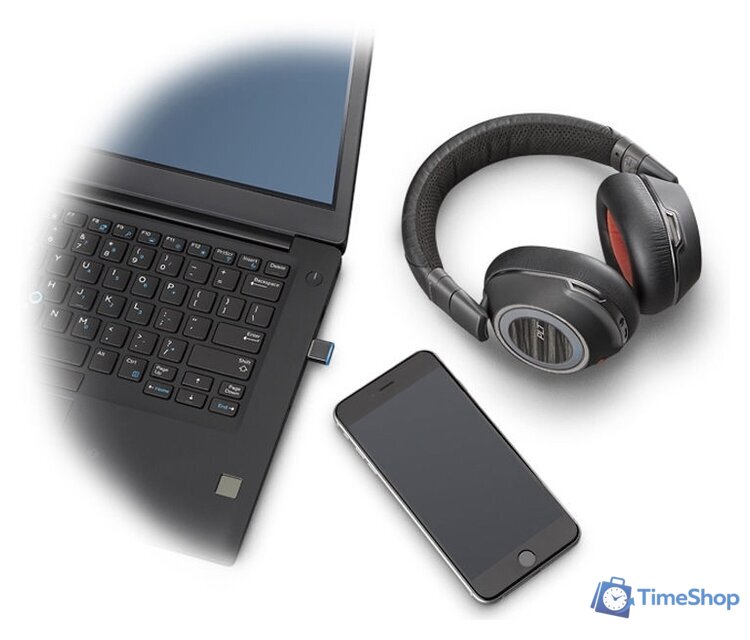 Наушники Plantronics Voyager 8200 UC (черный) - Изображение №3 — Интернет-магазин Time-Shop