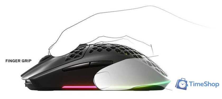 Игровая мышь SteelSeries Aerox 3 Wireless - Изображение №7 — Интернет-магазин Time-Shop