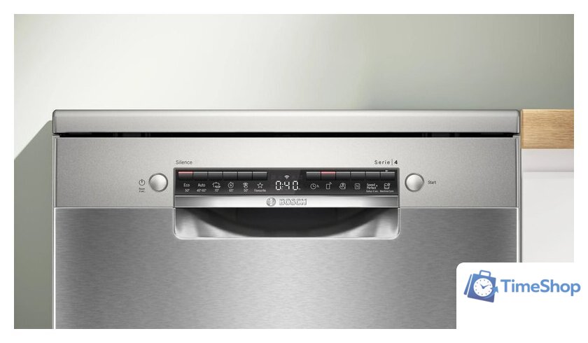 Отдельностоящая посудомоечная машина Bosch Serie 4 SMS4EVI04E - Изображение №3 — Интернет-магазин Time-Shop