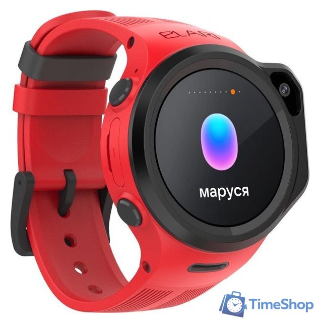 Детские умные часы Elari KidPhone 4GR M (красный) - Изображение №2 — Интернет-магазин Time-Shop