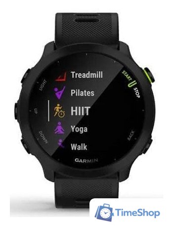 Умные часы Garmin Forerunner 55 (черный) - Изображение №5 — Интернет-магазин Time-Shop
