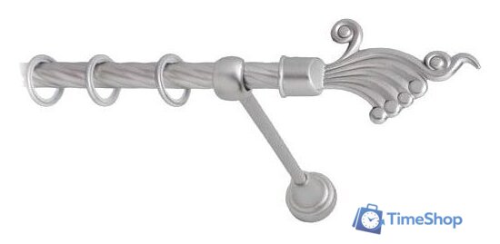 Карниз для штор Lm Decor Кения (сатин, витая, 1.8м 25мм, 1 ряд) - Изображение №1 — Интернет-магазин Time-Shop