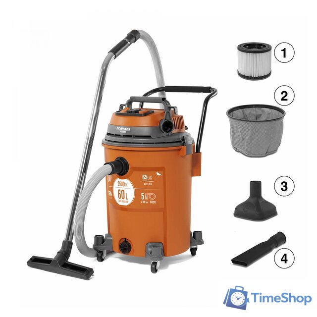 Пылесос Daewoo Power DAVC 6025S - Изображение №3 — Интернет-магазин Time-Shop