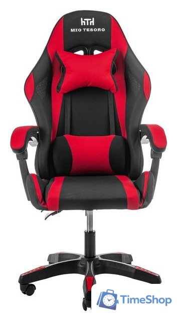 Игровое (геймерское) кресло Mio Tesoro Примо 8011 (черный/красный) - Изображение №2 — Интернет-магазин Time-Shop