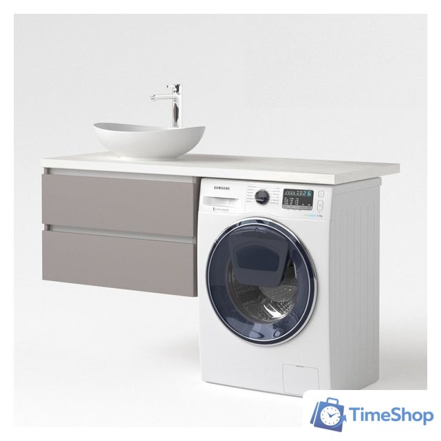  Дабер Тумба под умывальник 003 Т3.8.0.4Б (серый/белый) - Изображение №3 — Интернет-магазин Time-Shop