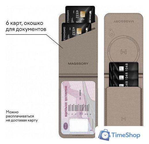 Кредитница Magssory Geotag Magnetic Latte ACL003l - Изображение №10 — Интернет-магазин Time-Shop