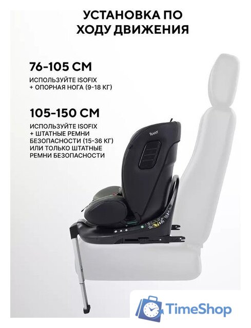 Детское автокресло Rant Skyline Pro YC32 (зеленый) - Изображение №19 — Интернет-магазин Time-Shop