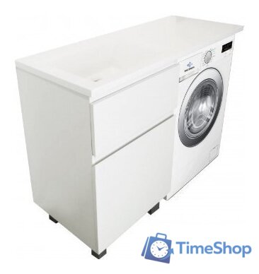  Эстет Тумба Dallas Luxe ФР-00002268 с умывальником Dallas 130 (правая) - Изображение №2 — Интернет-магазин Time-Shop