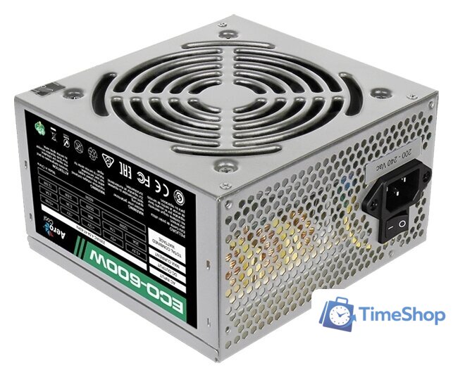 Блок питания AeroCool ECO-600W - Изображение №1 — Интернет-магазин Time-Shop