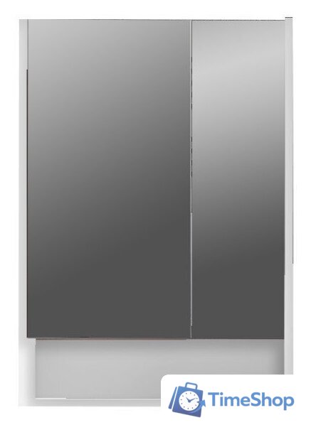  Viant Шкаф с зеркалом Мальта 80 VMAL80BEL-ZSH - Изображение №1 — Интернет-магазин Time-Shop