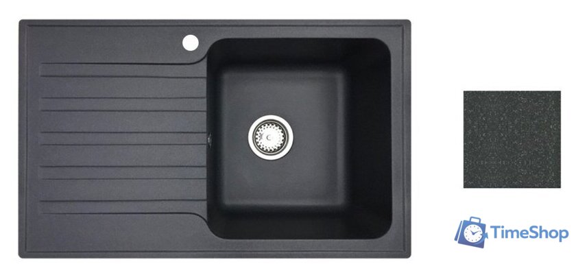 Кухонная мойка БелЭворс Styl R + Like F8005022 (черный) - Изображение №4 — Интернет-магазин Time-Shop