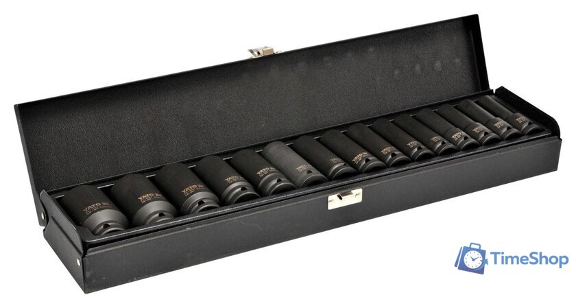 Набор головок слесарных Yato YT-1055 (15 предметов) - Изображение №2 — Интернет-магазин Time-Shop