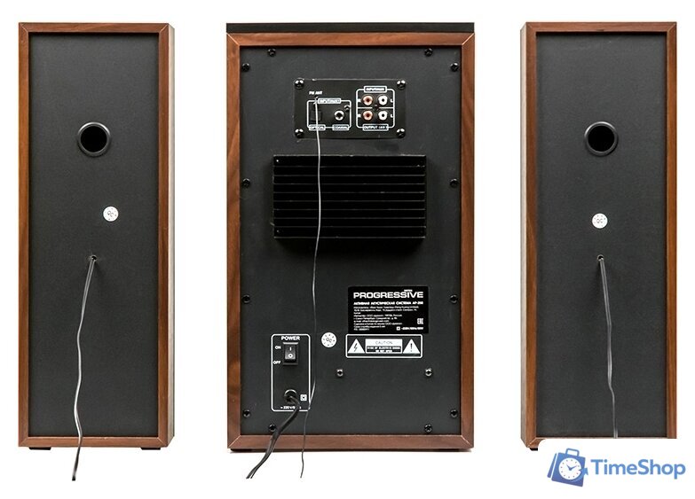 Акустика Dialog Progressive AP-250 (коричневый) - Изображение №4 — Интернет-магазин Time-Shop