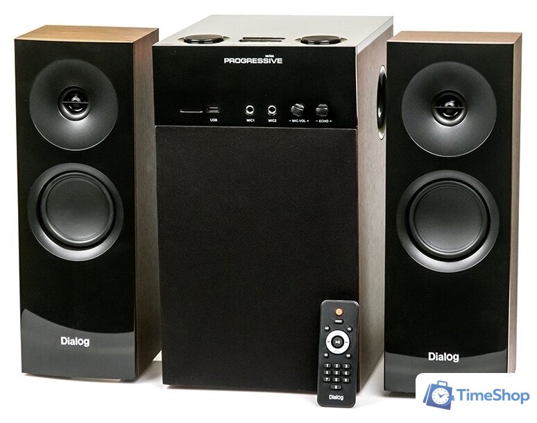 Акустика Dialog Progressive AP-250 (коричневый) - Изображение №2 — Интернет-магазин Time-Shop