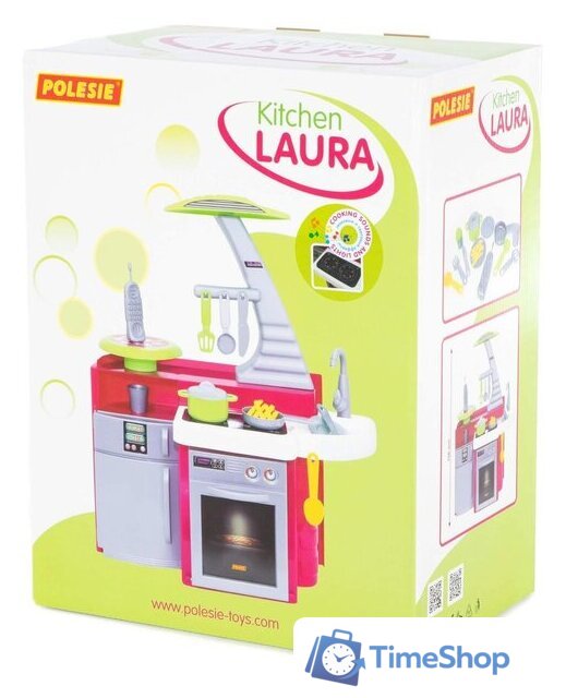 Детская кухня Полесье Laura с варочной панелью 56320 (в коробке) - Изображение №4 — Интернет-магазин Time-Shop