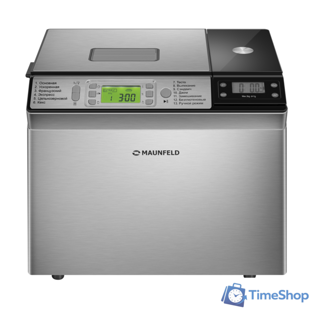 Хлебопечка MAUNFELD MBM-900DSS - Изображение №3 — Интернет-магазин Time-Shop