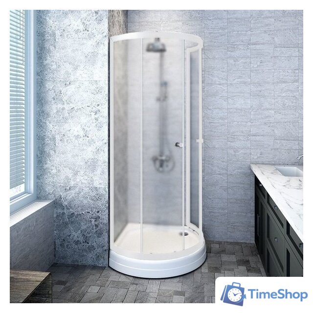 Душевой уголок Radomir Стронг 90 1-03-1-0-0-1801 (матовое стекло) - Изображение №2 — Интернет-магазин Time-Shop