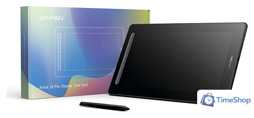 Графический монитор XP-Pen Artist 16 (2-е поколение, черный) - Изображение №5 — Интернет-магазин Time-Shop