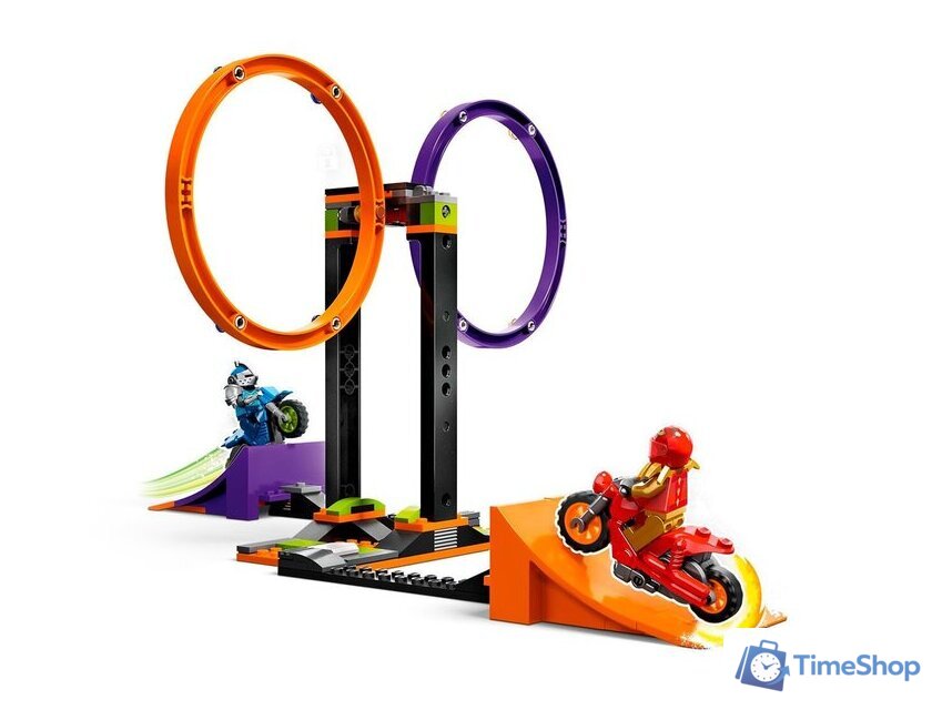 Конструктор LEGO City 60360 Испытание каскадеров с вращением - Изображение №5 — Интернет-магазин Time-Shop