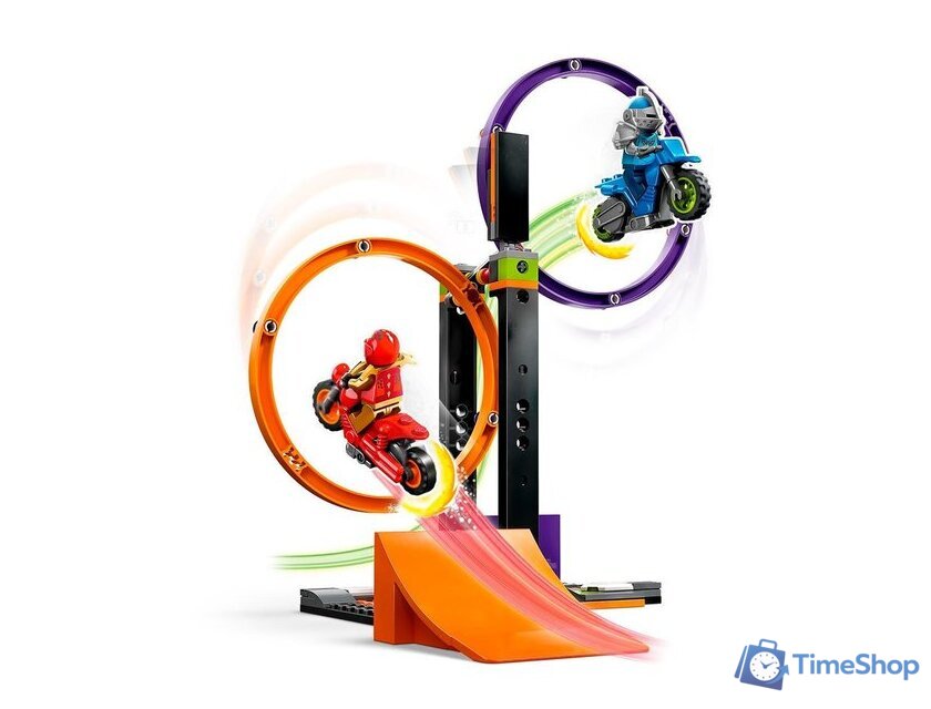 Конструктор LEGO City 60360 Испытание каскадеров с вращением - Изображение №4 — Интернет-магазин Time-Shop