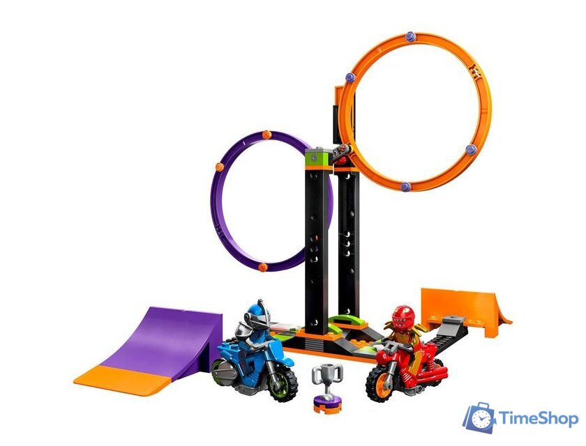 Конструктор LEGO City 60360 Испытание каскадеров с вращением - Изображение №3 — Интернет-магазин Time-Shop