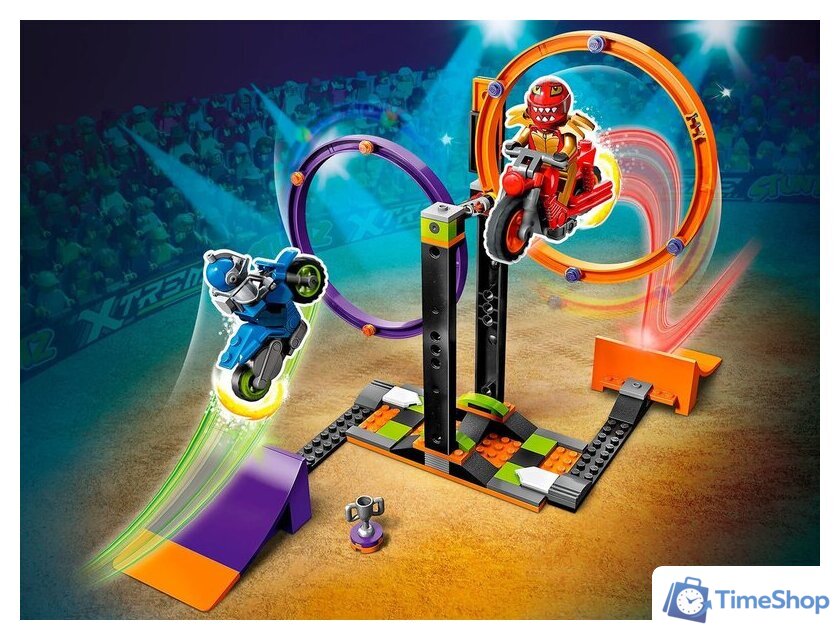 Конструктор LEGO City 60360 Испытание каскадеров с вращением - Изображение №2 — Интернет-магазин Time-Shop